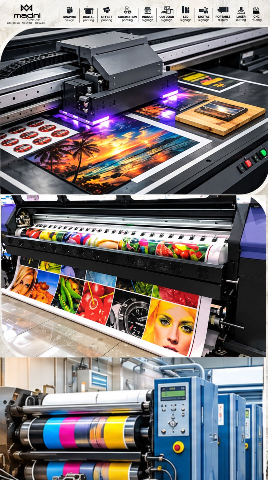 Digital Flex/Offset & UV-Printing