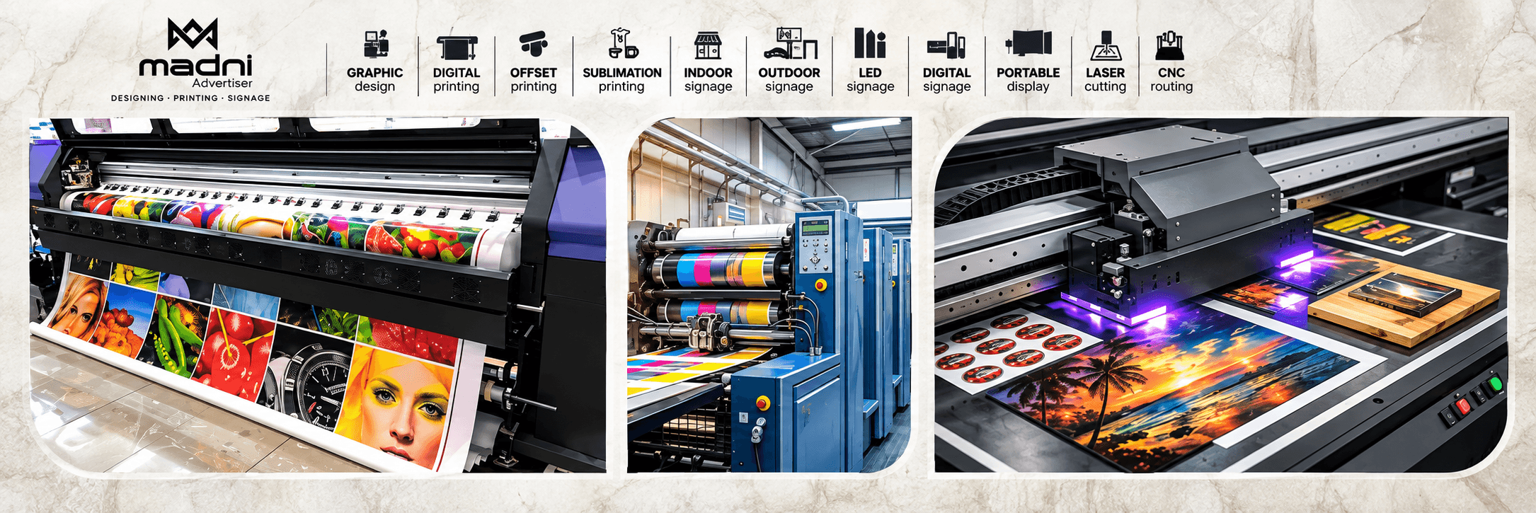 Digital Flex/Offset & UV-Printing