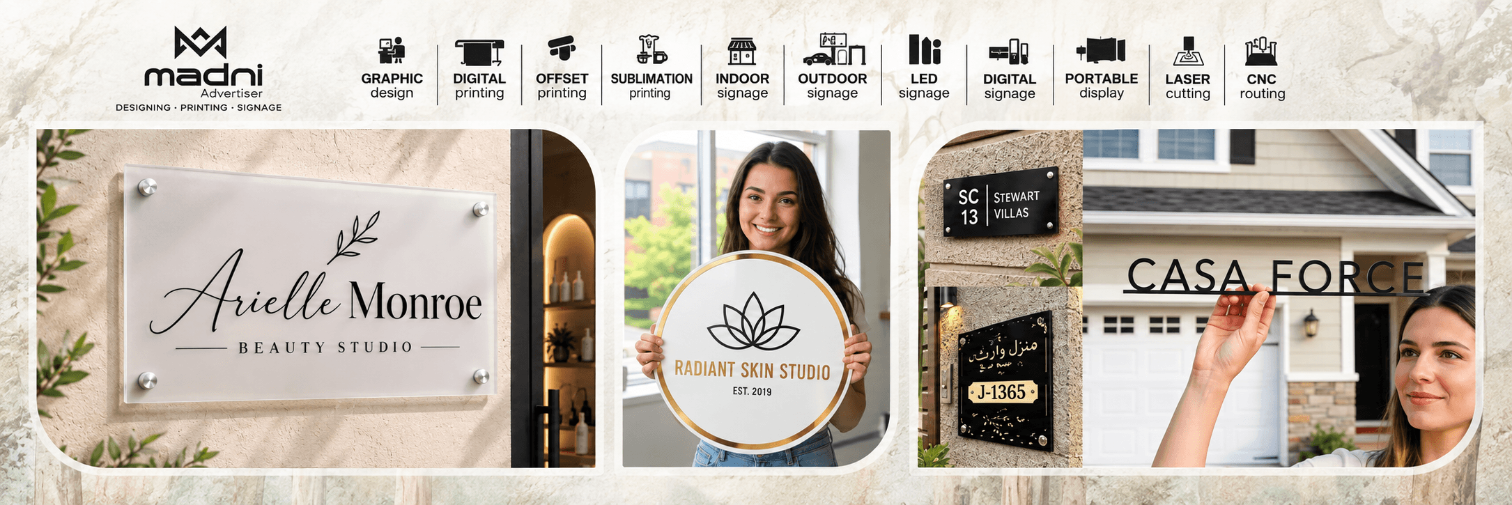 Office/Brand Logo & Home Nameplates