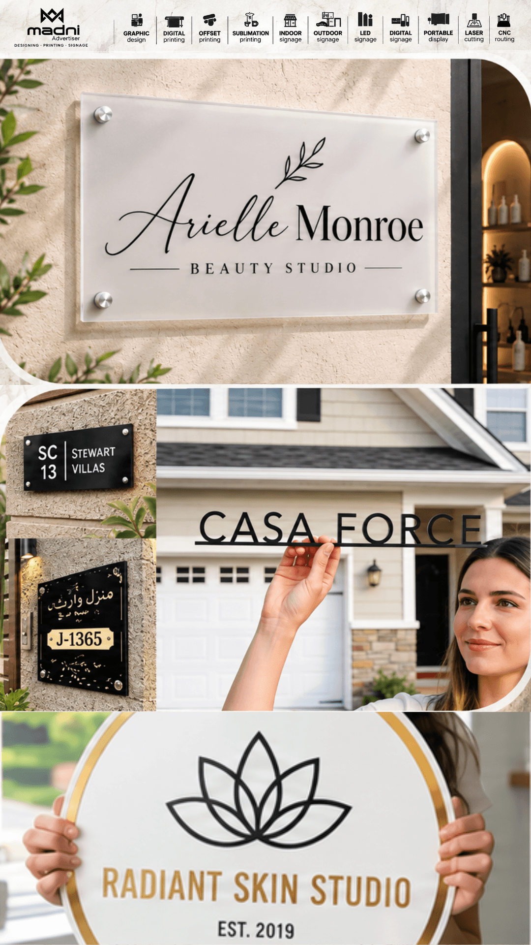 Office/Brand Logo & Home Nameplates